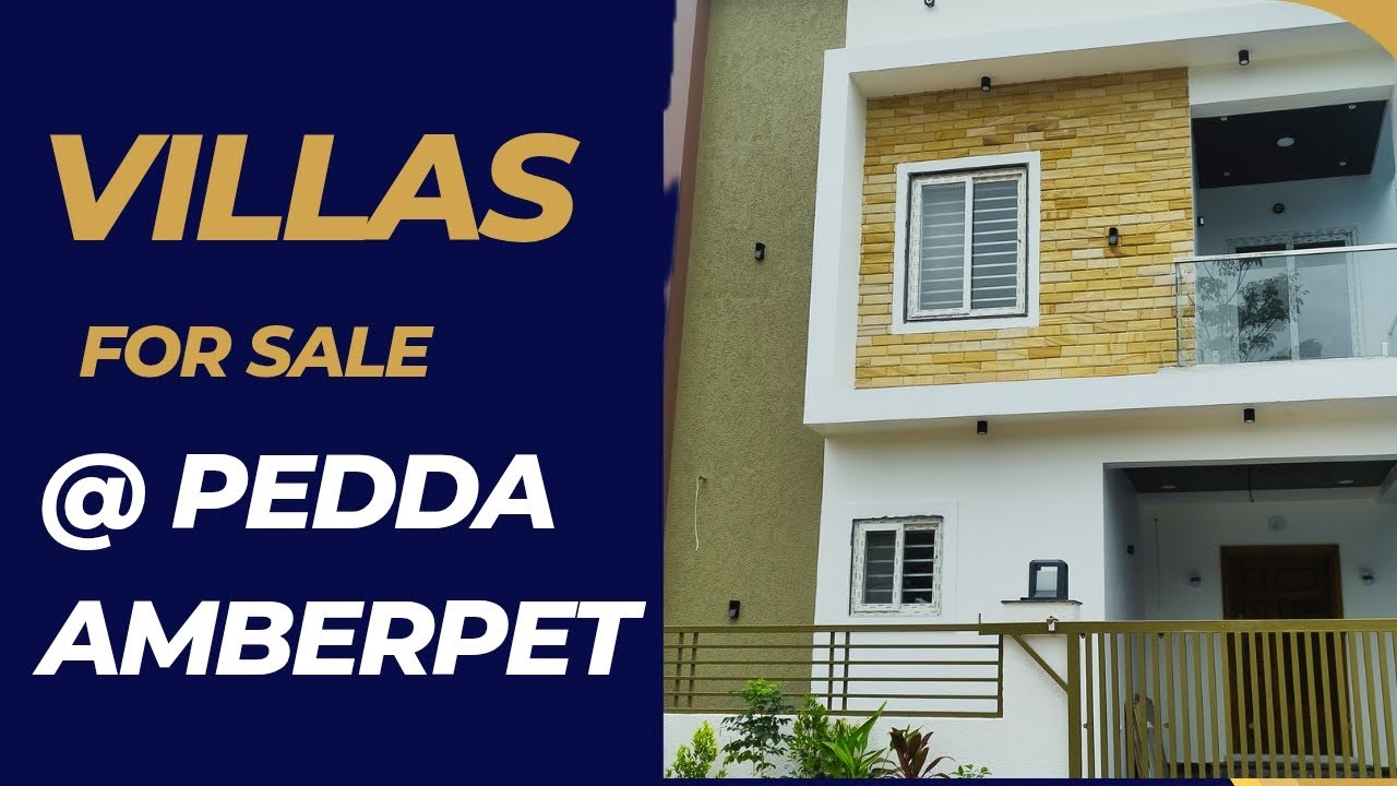 Villas for sale @Peddamberpet 