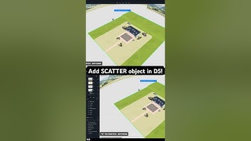 How to add SCATTER in D5 #d5render #d5scatter #architecture