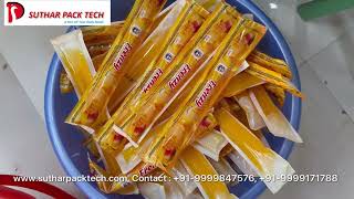 Ice Pops Packing Machine (Ice Candy Pouch Packing Multi Track Machine) Mfg By Suthar Pack Tech Wealth