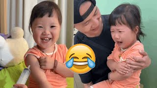 This trick really worked; Lucy genuinely believed that injections didn't hurt.