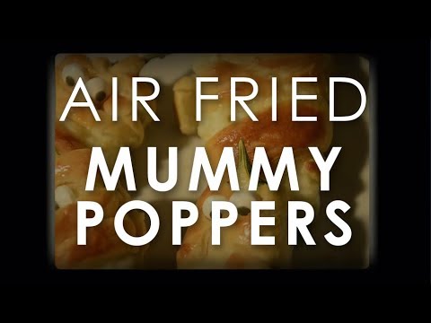 Air Fried Mummy (Jalapeno) Poppers for Halloween
