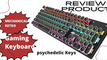 Mechanical Retro Gaming Keyboard | Product Review #magegee #mkstorm