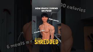 How much I spend on food to stay SHREDDED?? 5-6 Meals A Day???