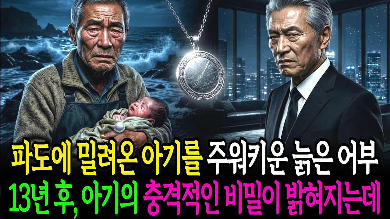 파도에 밀려온 아기를 주워 키운 늙은 어부, 13년 후 그 아기의 충격적인 비밀이 밝혀지는데.. | 노후사연 | 감동사연 | 인생사연 | 오디오북 | 시니어사연