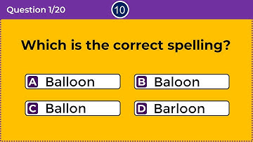 CAN YOU FIND THE CORRECT SPELLING? 99% CANNOT! Commonly Misspelled Words - 1