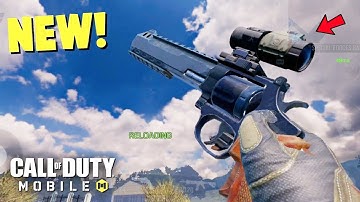 *NEW* USING 4X SCOPE on J358 REVOLVER in CALL OF DUTY MOBILE! CODM GUNSMITH (TEST SERVER)
