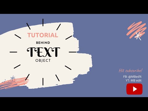 Text behind object effect // FILMORA9