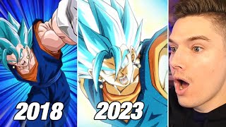 Old vs New Dokkan Super Attack Animations Reaction