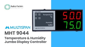 MHT 9044 Temperature & Humidity Jumbo Display Controller l Multispan