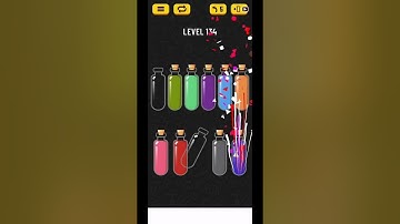 Soda Sort Water Color Puzzle Level 131 132 133 134 135 136 137 138 139 140 Solution Gameplay