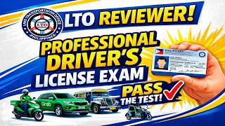 100% PASS LTO PROFESSIONAL EXAM | COMPLETE REVIEWER | LTO EXAM REVIEWER | CDE VALIDATION EXAM