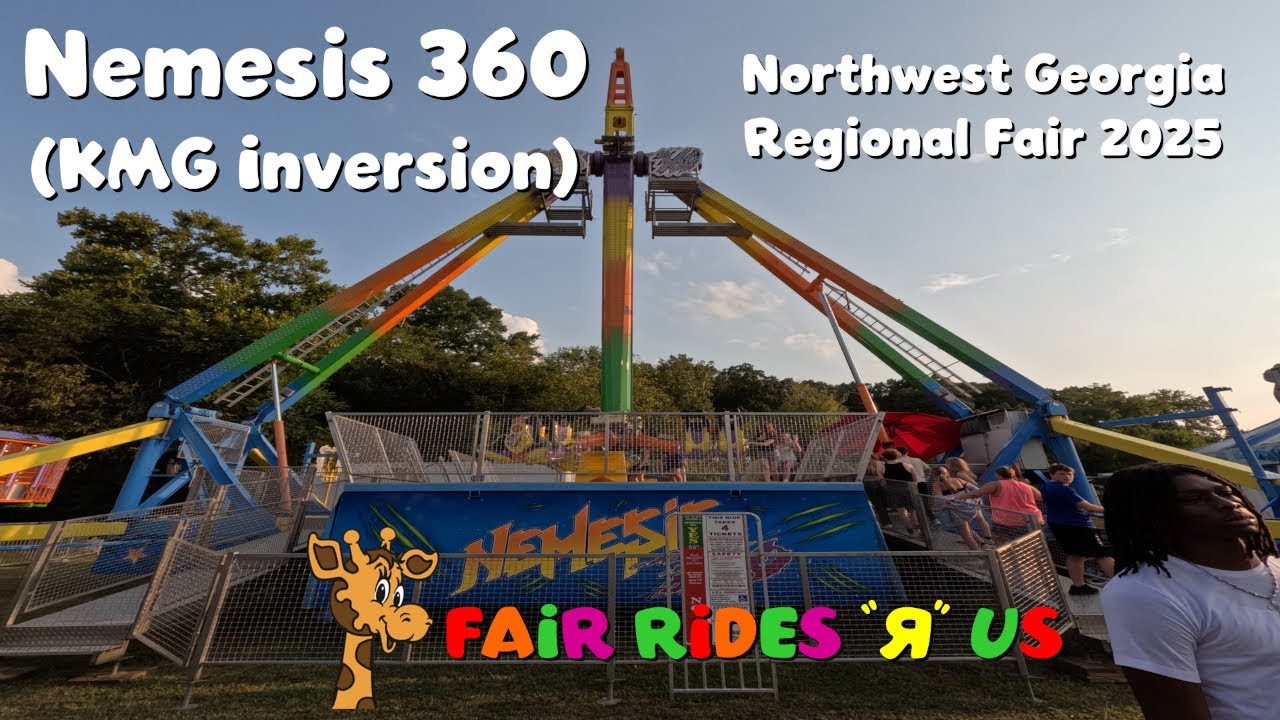 Nemesis 360 (KMG Inversion) On-Ride POV - Northwest Georgia Regional Fair 2025