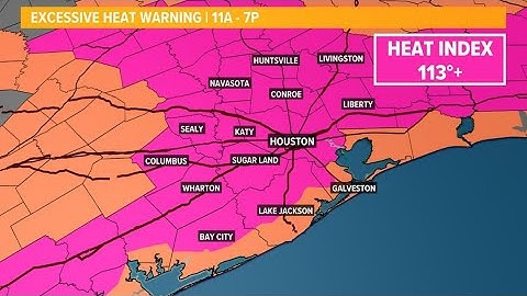 Excessive Heat Warning issued for today from 11 p.m. to 8 p.m.