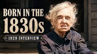 People Born in the 1830s — Rare 1929 Interviews in Colorized Archival Footage People Born in the 1830s — Rare 1929 Interviews in Colorized Archival Footage