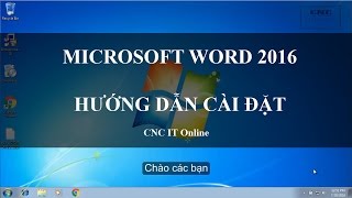 Microsoft Word 2016 - Hướng Dẫn Cài Đặt screenshot 5