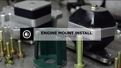 How to Install Engine / Passenger Side BFI Performance Motor Mount In a MK4 / MK5 / MK6