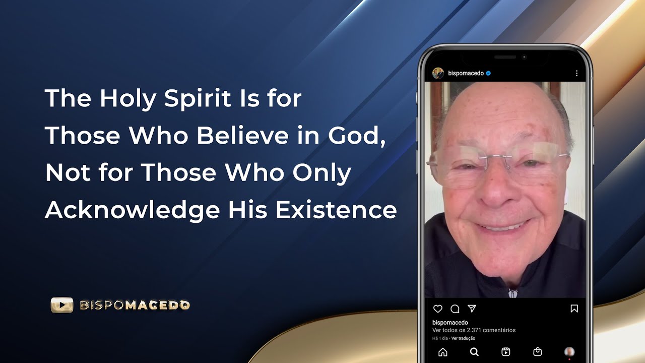 The Holy Spirit Is for Those Who Believe in God, Not for Those Who Only ...