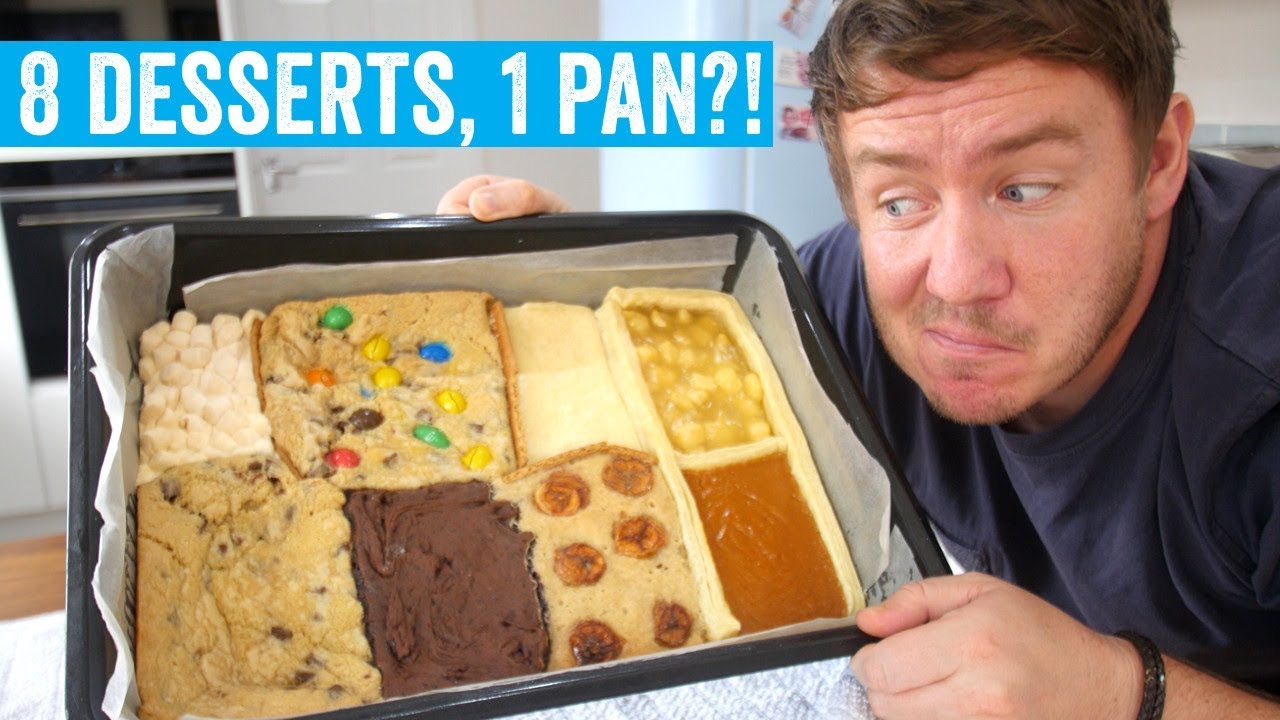 8 desserts, 8 desserts one pan, one pan 8 desserts, barry...