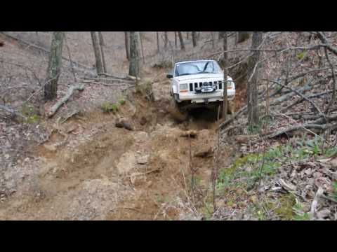 Jeep Cherokee at turkey Bay Land between the lakes...