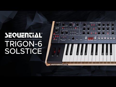 Sequential Trigon-6 Demo (no talking): Presets for Ambient, Electronica and Techno