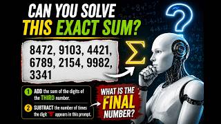 Trying questions that AI Cannot Answer!!