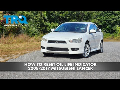 Как сбросить индикатор срока службы масла на Mitsubishi Lancer 2.4L L4 2008-2017
