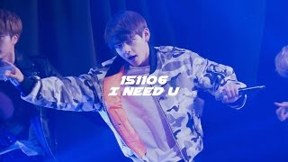 [4K] 151106 다문화 가정돕기 희망콘서트 방탄소년단 - I NEED U 태형(V) FOCUS