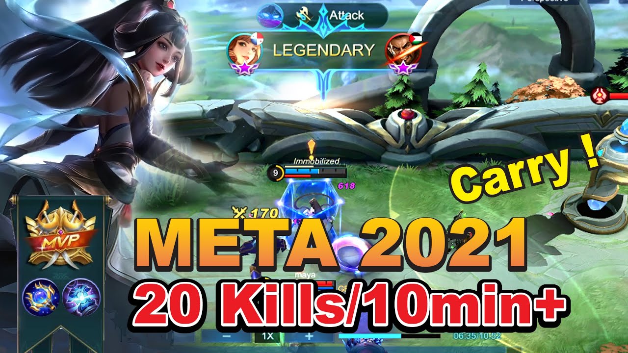 GUINEVERE BEST BUILD EMBLEM SET 2021| New META FIGHTER |  Mobile Legends