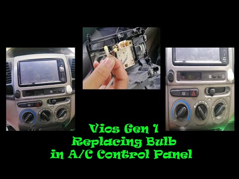 Vios Gen 1 Replacing Bulb in AC Control Panel