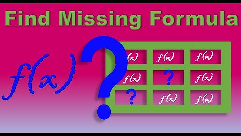 FIND an overwritten FORMULA