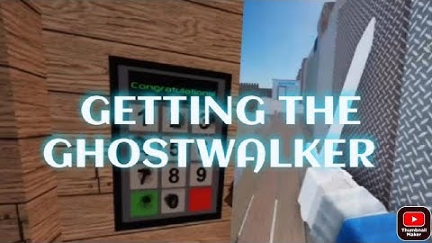GETTING THE GHOSTWALKER FROM THE NIGHTS EDGE EVENT