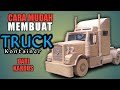 CARA MEMBUAT TRUK DARI KARDUS || TRUK AMERIKA || OPTIMUS PRIME