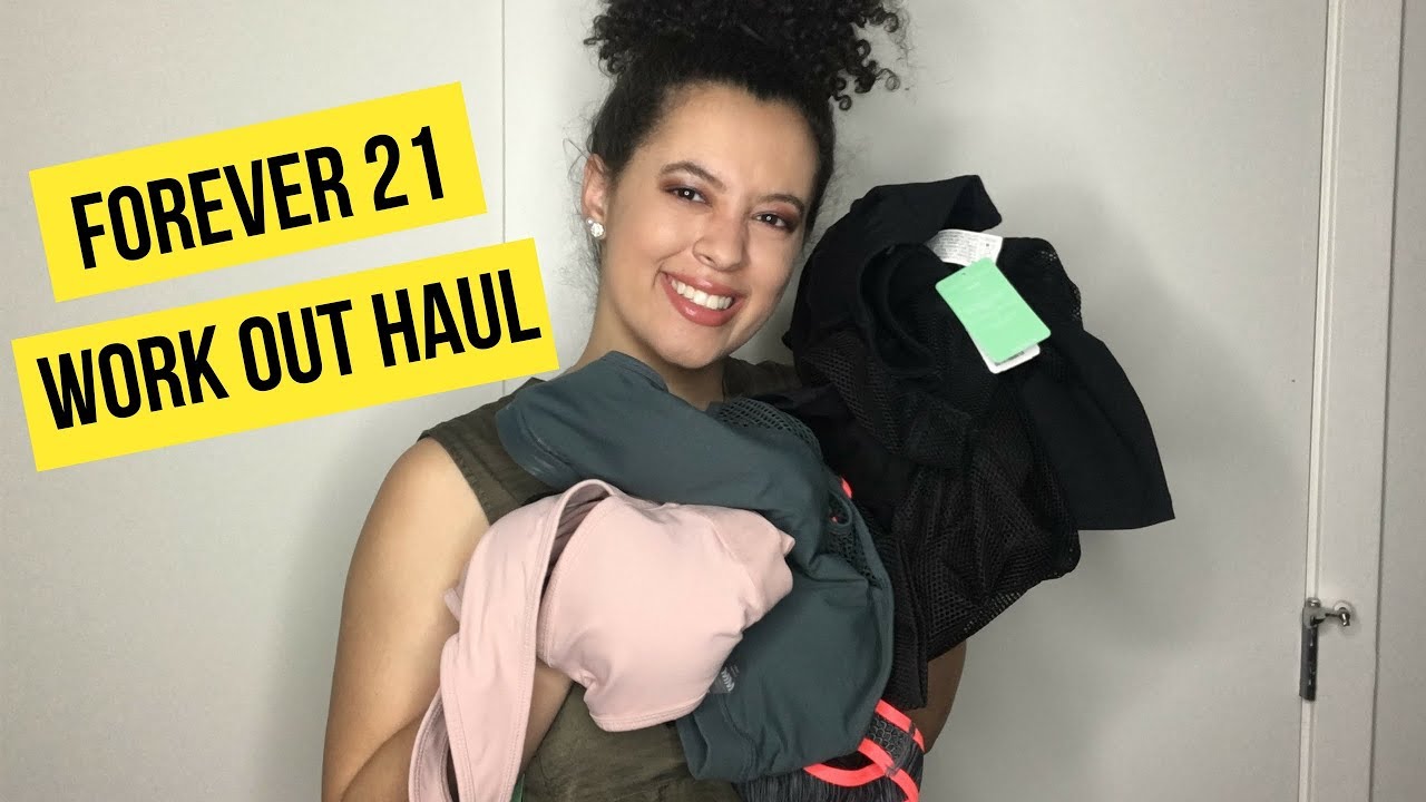 FOREVER21 WORKOUT HAUL | LET'S GET FIT IN 2018!