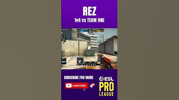 NiP REZ 1v4 vs. TeamOne #shorts ESL Pro League Season 14