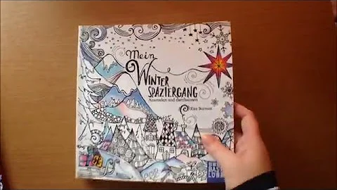 Mein Winter Spaziergang by Rita Berman Colouring Book Flip through