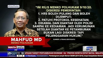 Mahfud MD Tanggapi Tudingan Rizieq Shihab Soal Kerumunan