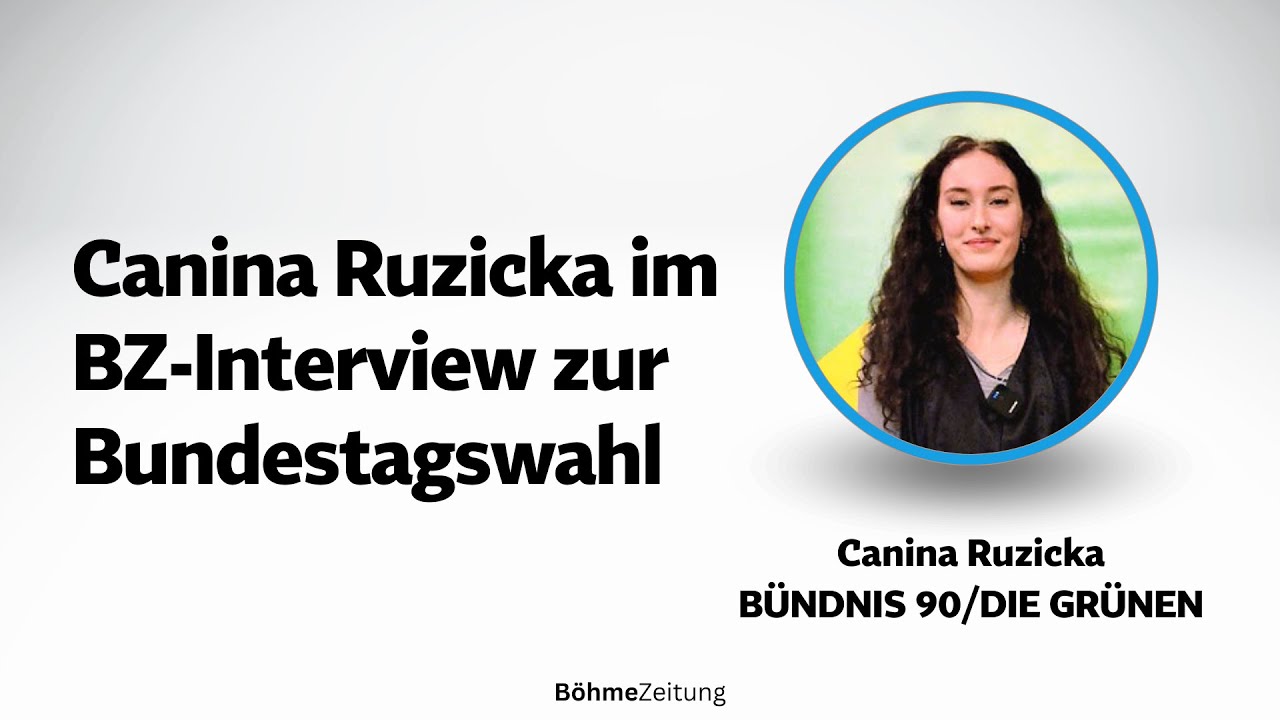 Nina Ruzicka Canina Ruzicka im Böhme-Zeitung Interview zur Bundestagswahl 2025 - YouTube