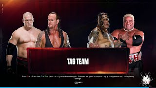 "🔥 WWE 2K24 FULL MATCH - MATCH: Kane & Undertaker Take on Umaga & Rikishi - Tag Team Match!"