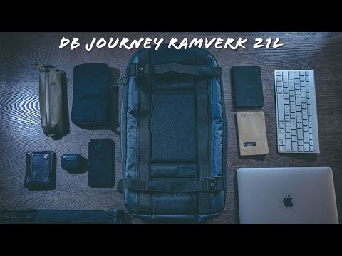 DB Journey Ramverk 21L Review! A fantastic bag for EDC and the office!