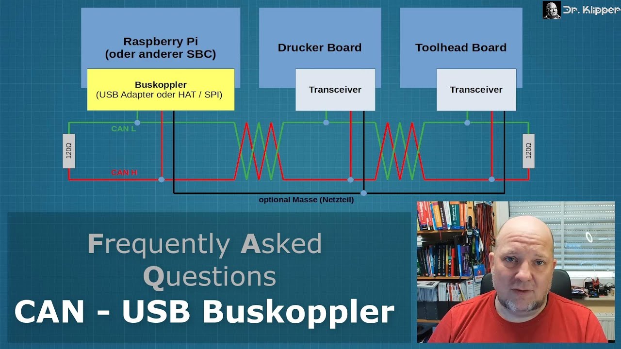 49 Klipper FAQ CAN USB Buskoppler YouTube