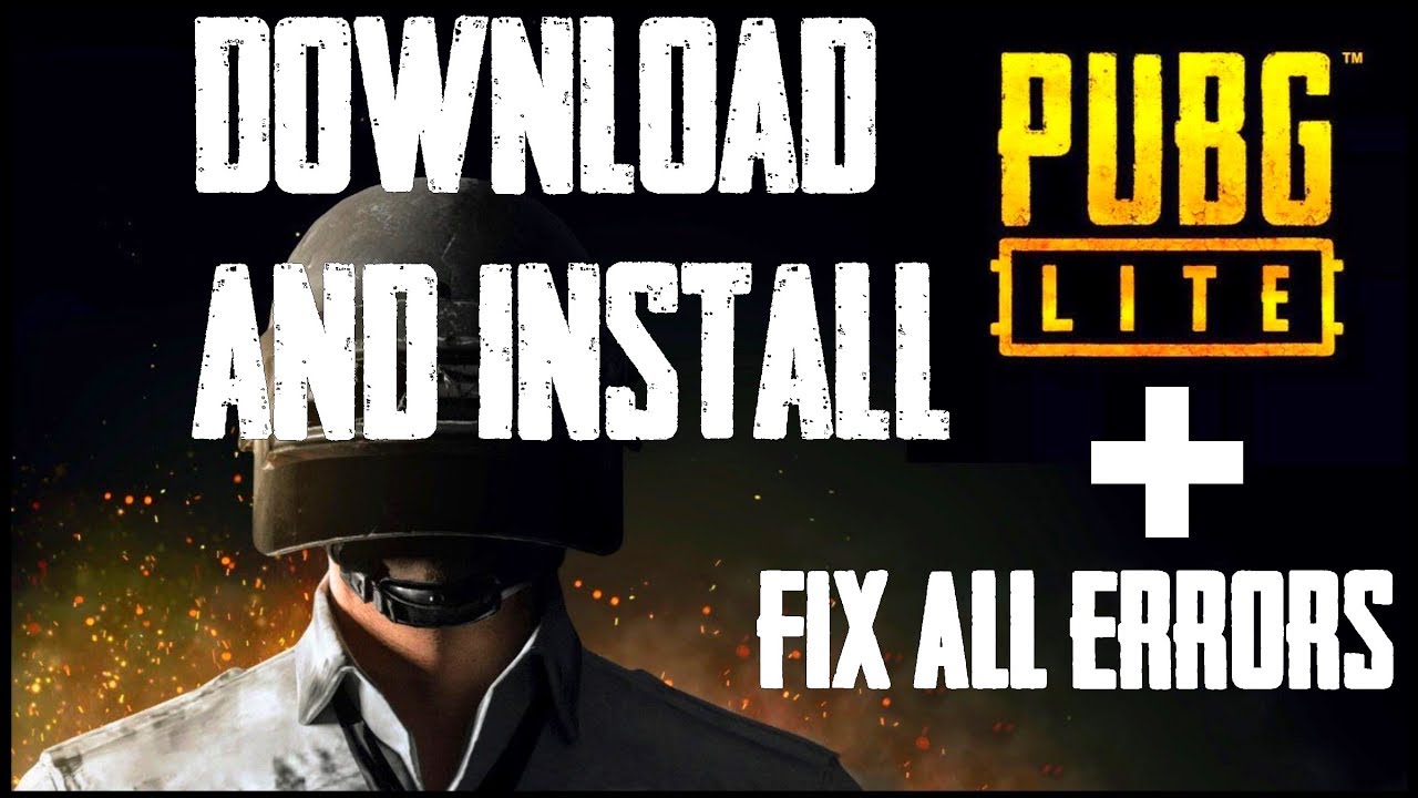 [33,970 Views] How to download PUBG LITE PC + Error handling - YouTube