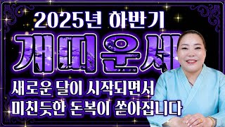 ✨2025년 하반기 대박나는 개띠운세✨ 미친듯한 금전이 쏟아집니다! X월 대운이 강하게 들어와 인생 역전 되고 운명이 바뀌는 58년생 70년생 82년생 94년생 개띠 운세!