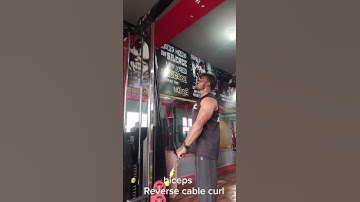 biceps#Reverse#cable#curl# gym# short # video#workout#