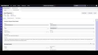 Disposal Orders for Hardware Asset Management in ServiceNow