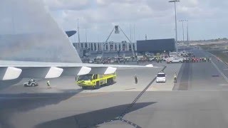 :   -225   , /Arriving aircraft An-225 "Mriya" in Perth, Australia