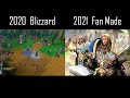 2021 All New Warcraft 3 Reforged vs 2020 Original / Human 01 Comparison /Cinematic and Gameplay