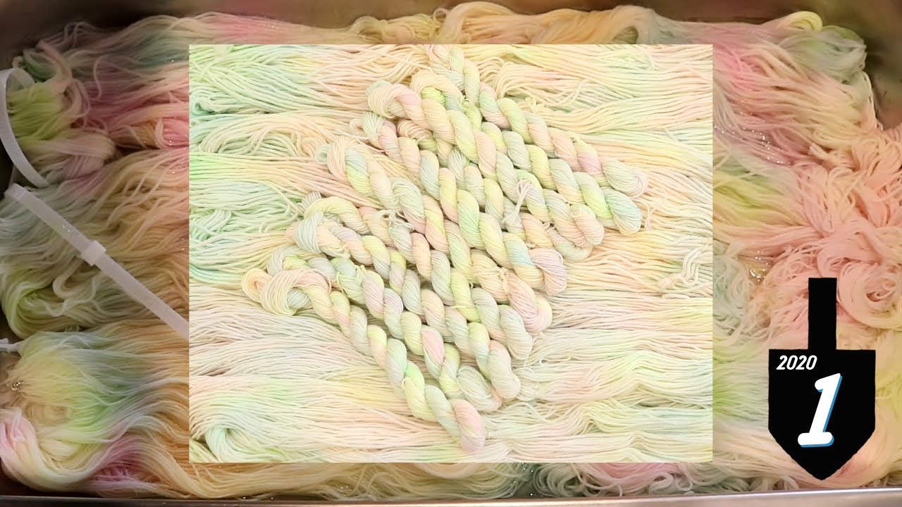 Dyeing a Neon Pastel Rainbow (2020 ChemKnits Chanukah Night 1)