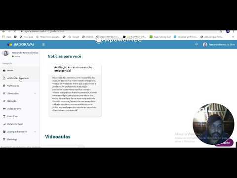 Como postar atividade na plataforma 