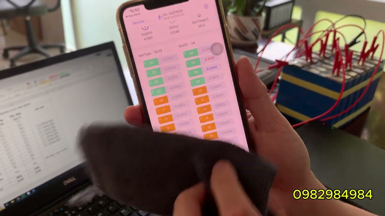Hướng dẫn chi tiết sử dụng thiết bị cân bằng Cell pin 2-24S 15A Enerkey