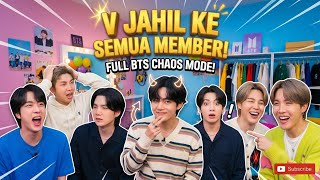 NGAKAK!! parah banget jahil nya V BTS, apalagi pas ke RM, 😂😂 #bts #btsarmy 